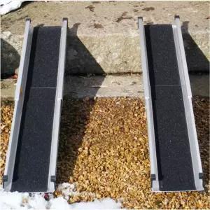 전동휠체어 경사판 접이식 경사로 진입판 2피트 61x19x45