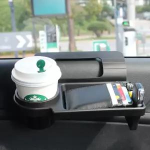 트레이 창문틈 송풍구홀더 고정 핸드폰홀더 차량