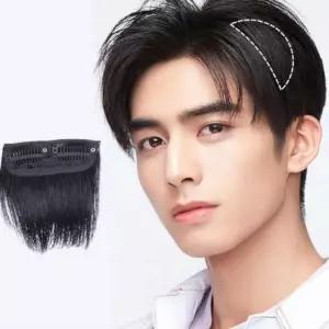 착용 댄디 스타일 가발 간편 남자용 윗머리