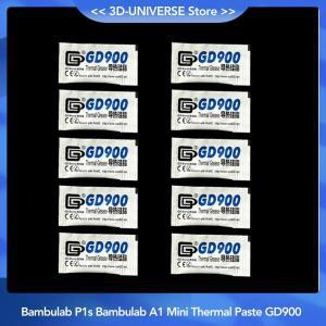 Bambulab P1s 용 5/10/20pcs 열 그리스 A1 Hotend X1c 3D 프린터 부품 미니 붙여 넣기 GD900