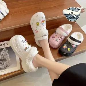 여름 겨울 방한 슬리퍼 캐주얼 털신발 디자인 크로스오버슬리퍼 여름슬리퍼 겨울슬리퍼