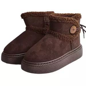 여성 스웨이드 키높이 털신 방한 부츠 신상 신발 스웨이드털신 여성방한부츠