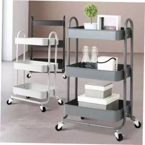 주방웨건 디트 3단 아기트롤리 기저귀보관함 신생아 보관정리함