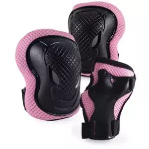 비바 아동 인라인 자전거 보호대 핑크 손 팔꿈치 무릎 Pfm7+5Jlv