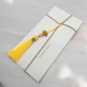 Jpar 한복 노리개 키링 옐로우 JTRP3458/보자기/보자기용/예단/예단용/소품/선물/고급/장식/소품용/장식용