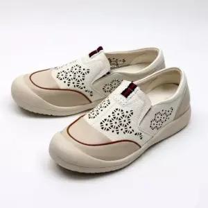 [제이시]제이시 소가죽 여름 슬립온 신기 편한 펀칭 단화 S173