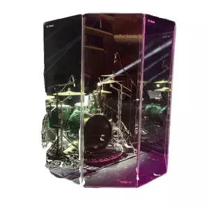 드럼 방음벽 병풍 파티션 접이식 페달 발판 사운드바