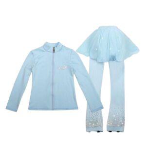 피겨 연습복 훈련복 트레이닝 스케이트 의상 긴팔 집업 아이스 자켓 체조 방수