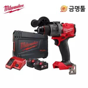밀워키 M18 FPD3-502X 충전햄머드릴 18V 5.0AH 2팩 BL모터 젠4 GEN4