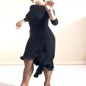 라인댄스 의상 스포츠댄스복 여성 파티드레스 사교 무대 반팔 댄스복