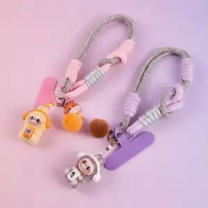 라부부 로프 핸드폰스트랩 손목스트랩 키링고링 백참 악세사리 태그홀더