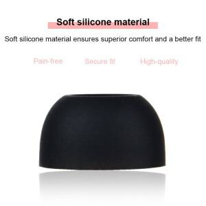 갤럭시 호환 버즈3 FE 교체용 실리콘 이어팁 충전 케이스 호환 노이즈 캔슬링 S/M/L 이어버드