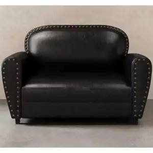 2인용 빈티지소파 클래식 가죽쇼파 럭셔리 거실 더블사이즈