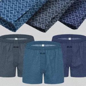 [제임스딘]제임스딘 남자트렁크팬티115  순면 사각팬티120 인밴드 3종 세트