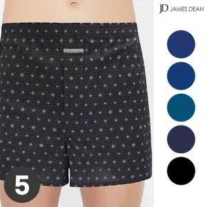 [제임스딘]제임스딘 남자트렁크팬티 면100 순면 기숙사 아빠팬티 5매 세트 편한