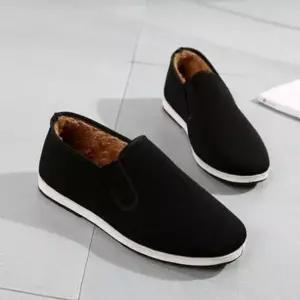 방한 겨울 모카신 모직 겨울 로퍼 신발 안감