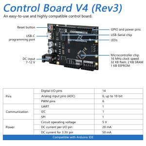 ARDUINO UNO R3 V4용 FREENOVE ULTIMATE 스타터 키트 258페이지 상세 튜토 217개 항목 57개 프로젝트