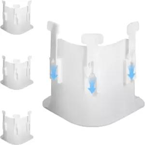 코너용 쿨레이트 침대 시트 홀더 4개 조절 가능한 맞춤 매트리스 정리 클립으로 모든 크기에 맞게 단단하고