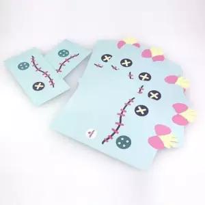 [문구/오피스] 디즈니 캐릭터 세트 편지지 스티치 10개 몬스터 편선지