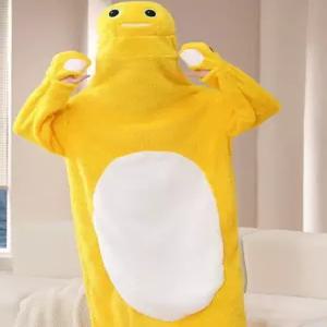 잠옷 동물 성인용 사계절 집순이 파자마 여성용 투 중학생 상어 사자크 삼중 작은 밀크 수면 가운 XXS 8010