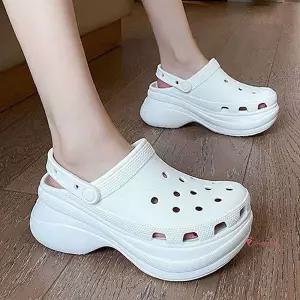 말랑슬리퍼 쿠션 샌들 여름 푹신 4cm 아쿠아 발편한 키높이 통굽zab046