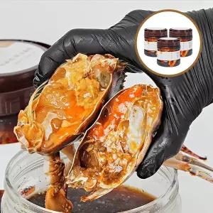 어촌명가 연평도 암꽃게 알배기 하프컷 간편 한입 간장게장 1.2kg x 3개