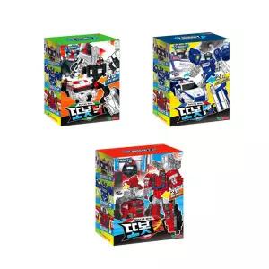 미니또봇 닥+쎈+붐 세트 구급차 경찰차 소방차 자동차 미니카 변신 로봇 로보트 모형 선물