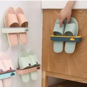 정리 슬리퍼 현관 보관 실내화 거치대 WL 벽부착 사무실
