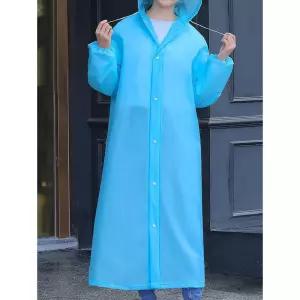 남녀공용 놀이동산 컬러 반투명 레인코트 배달용 성인비옷 낚시우비 등산우의 휴대용
