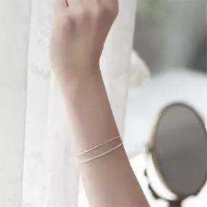 [하프클럽/바이데이지]제이로렌 01B0713 스네이크 3줄 실버 순은팔찌