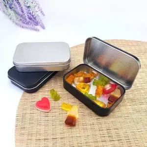 다용도 보관 수납함 사각 틴케이스 소모품 보관함