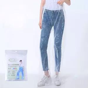 일회용 비닐바지 장마철 남녀공용 비옷 바지보호 신발커버 투명 레인코트 콘서트 행사 캠핑 낚시