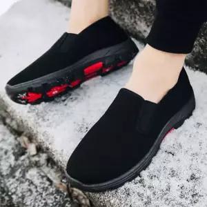 남성 캐주얼 방한 스니커즈 1P 겨울 슬립온 운동화 털안감슬립온 겨울털슬립온