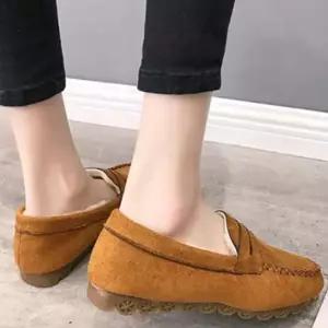 데일리 여성 겨울 털안감 모카신 캐주얼 단화 운동화 운동화