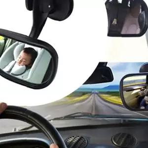 차량용 유아 아기 뒷좌석 관찰 보조 거울 안전 확인 모니터링 장착 액세서리