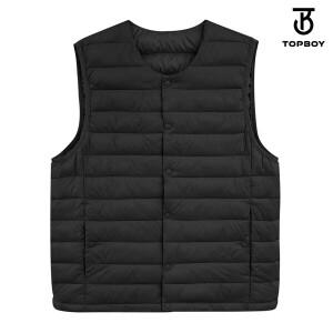 [탑보이] 초경량 넥변형 다운라이크 패딩조끼 (JW640)