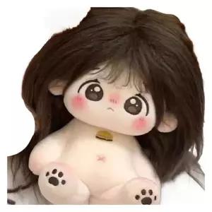 솜깅이 무속성인형 솜인형 몸체 귀여운 액세서리 소품 인형 핸드메이드 옷 20cm 세트