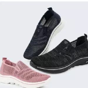 [라일리] Rly 여름 메쉬 슬립온 여성 가벼운 쿠션 워킹화 슈즈