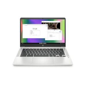 크롬북 14 노트북 인텔 셀러론 N4120 4GB RAM 64GB eMMC 14인치 HD 디스플레이 크롬 OS 얇은 디자인 4K 그래픽 긴 배터리 수명 애쉬 그레이 키보드(14a-na0226nr 2022 미네랄 실버)