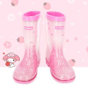 (정품) 마이멜로디 키즈장화 유아 어린이 초등학생 아기 장화 레인부츠