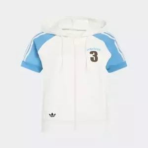 adidas 슈퍼스타 숏 슬리브 트랙탑 - 화이트스카이러쉬 KW2087