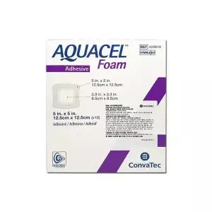 콘바텍 아쿠아셀 폼 접착성 ADH 12.5x12.5 10매 욕창밴드 상처드레싱 창상피복제