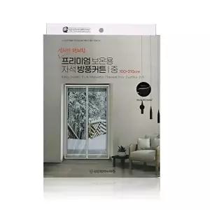 고품질 비닐 베란다 방풍커튼 100X210 창문 방한 자석 커텐 방풍비닐 방풍커튼 방풍비닐커튼 WFLT6KV