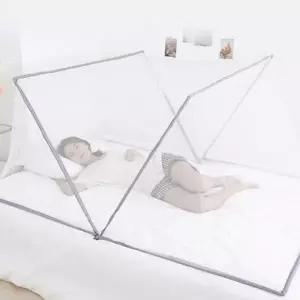 1초 초간단 폴딩 접이식 모기장 원터치 침대 캠핑 텐트 대형 싱글 더블 킹