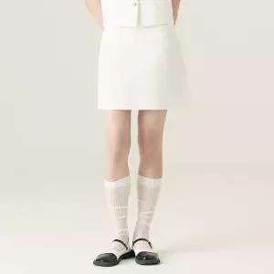 [백화점 홈쇼핑 정품] 로엠 트위드 미니 스커트 RMWHF37S51