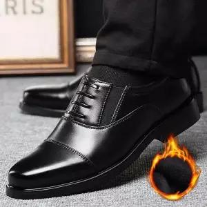 [콩심팥심]캐주얼구두 털로퍼 방한화 겨울구두