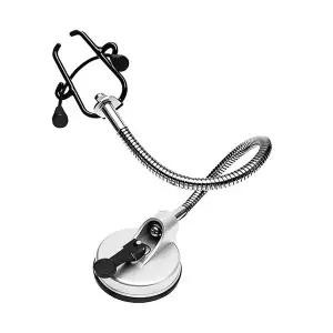 거울부착 흡착식 자바라 핸즈프리 드라이기 거치대