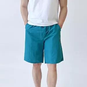 커플룩비치웨어 남자 짧은 반바지 바캉스 휴양지룩 커플 밴딩 팬츠