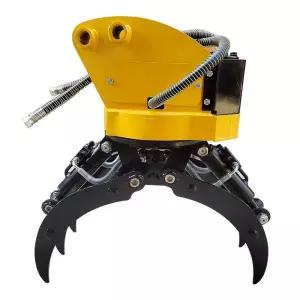 미니 굴삭기 집게 클램프 포크레인 회전식 유압식
