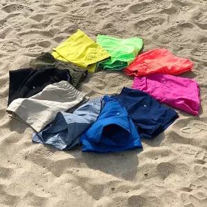 보드숏 커플 수영복 바캉스 3부 쇼츠 팬츠 반바지 비치 비비드 여름 룩